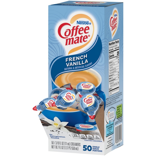Coffee mate French Vanilla Liquid Creamer Singles (.375 fl oz)